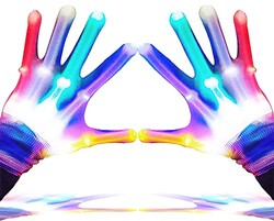 GLEDLOVES LED Gloves for Kids Teen Gifts