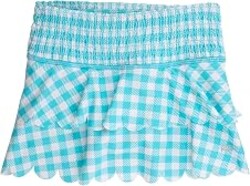 RuffleButts Girls Ruffled - Tennis Skort with UPF50+ Sun Protection | Casual Wear, Female Youth, Toddler Skirt, Active Play Outfit