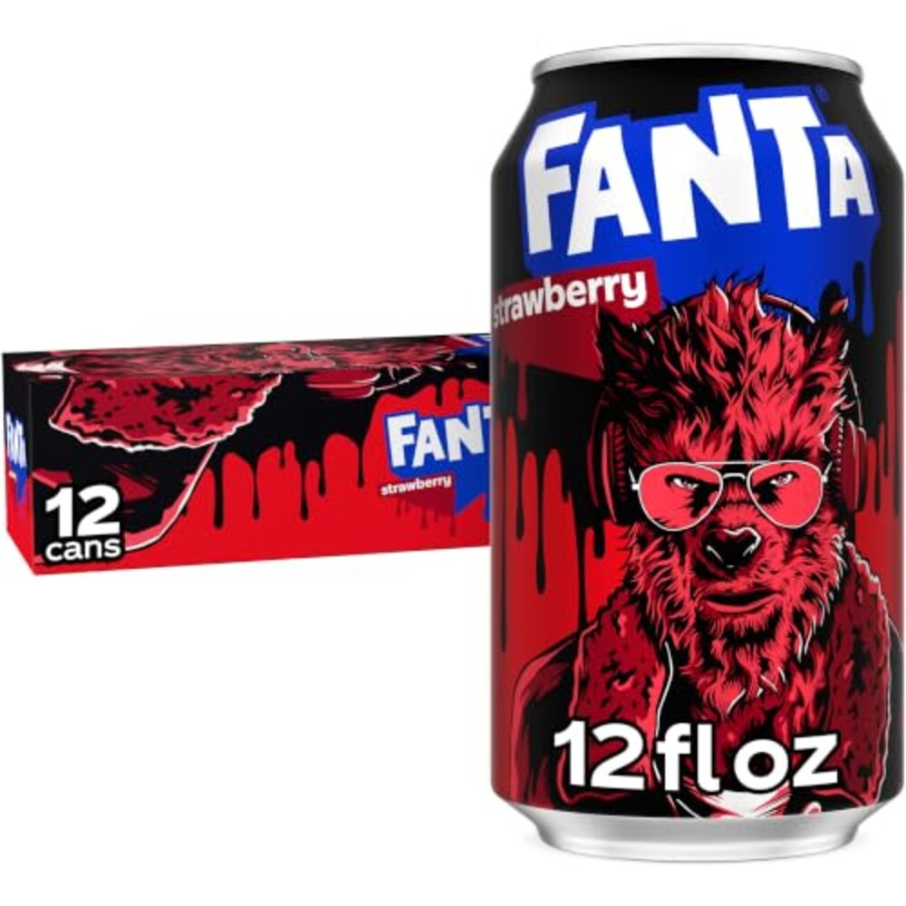 Fanta Strawberry Soda Soft Drink Fridge