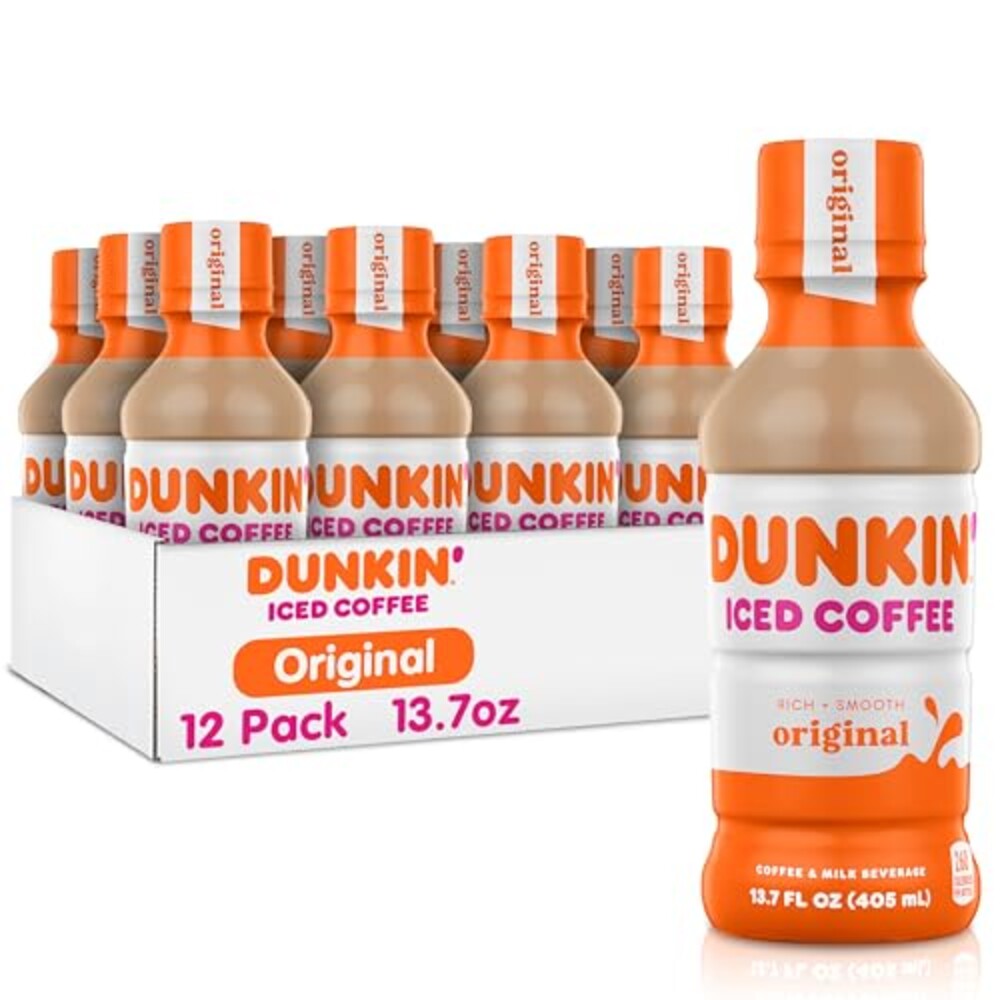 Dunkin Donuts Iced Coffee, Original, 13.