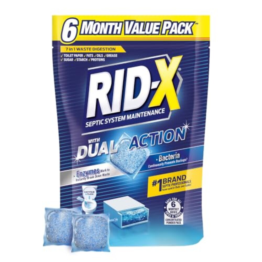 Rid-X® Septic Tank Treatment Pods, Dual