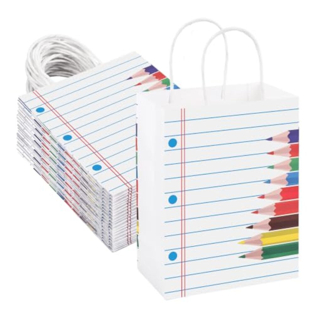 woric 20 Pcs Back to School Gift Bags wi