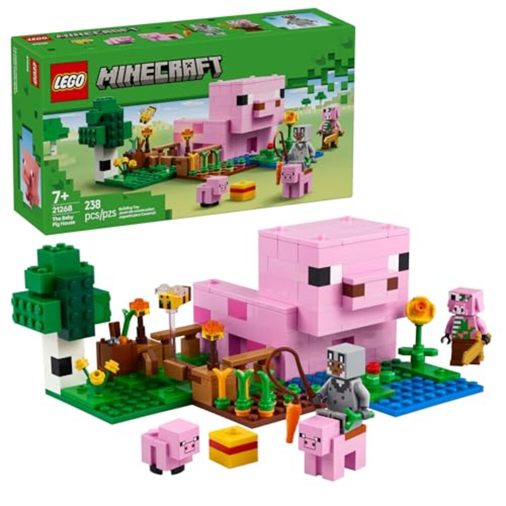 LEGO Minecraft The Baby Pig House Toy Fi