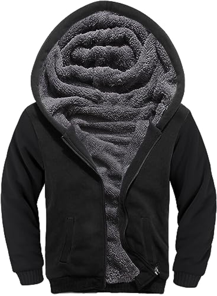 SECOOD Kids Hoodie Fleece Jacket Warm Sh