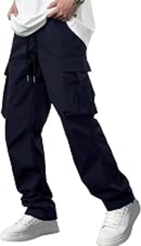 Comdecevis Men's Casual Cargo Pants Tactical Work Pants with Pockets | Durable & breathable, workout joggers, stretch sweatpants, drawstring elastic waist, hiking, outdoor, running