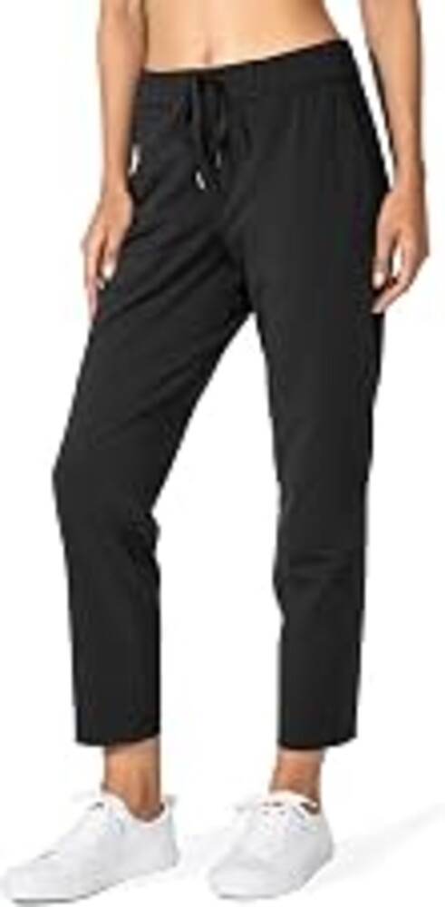 G Gradual Women's Pants with Deep Pockets 7/8 Stretch Ankle Sweatpants | Golf, Athletic, Travel, Lounge, Business Casual, Teacher, Drawstring Waist, Butter Soft 4-Way Stretch, Lightweight