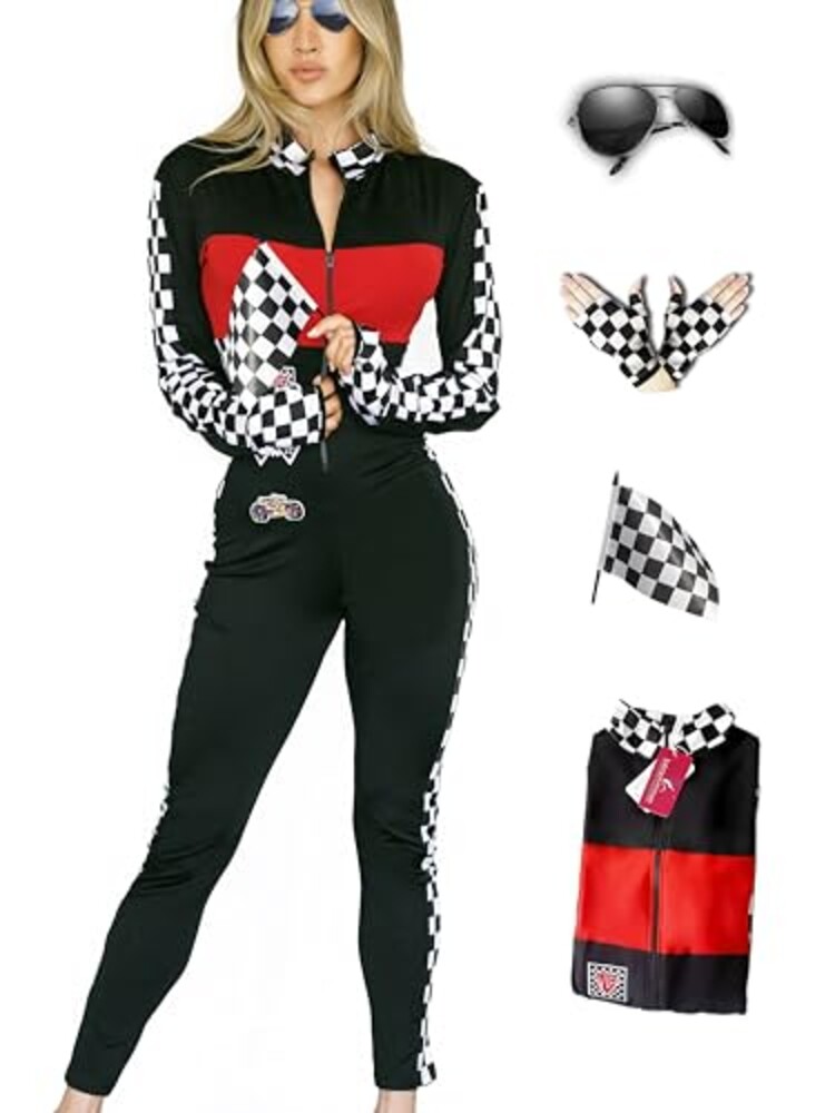 Beauty's Love Halloween Racer Costume-Sp