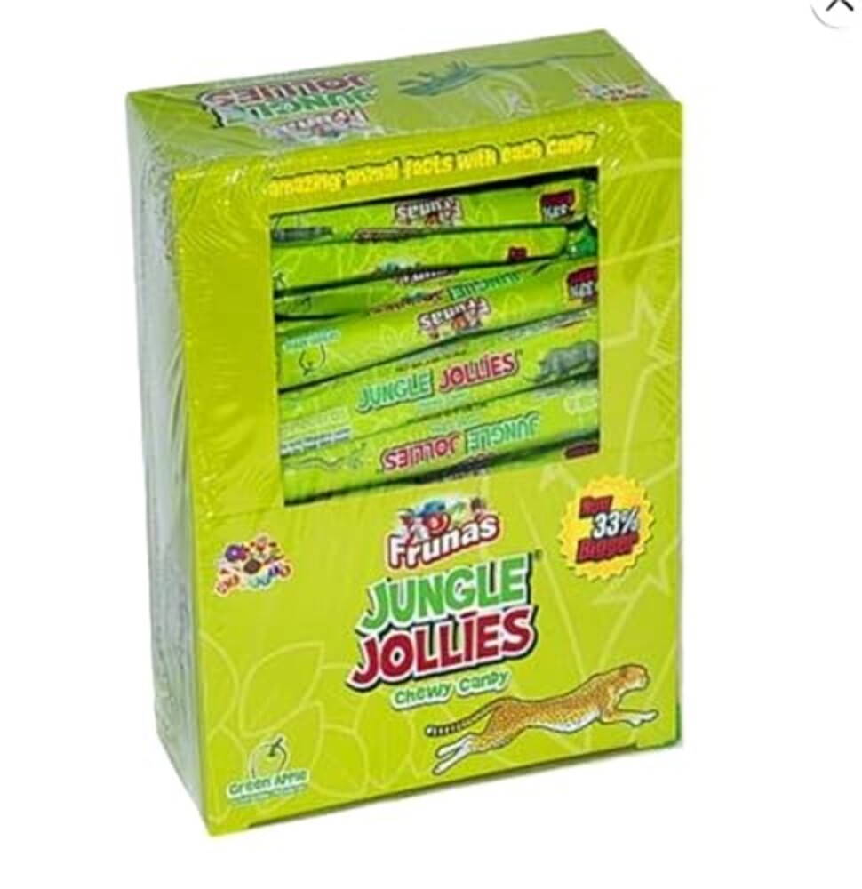 Green Apple Chewy Jungle Theme Candy, In