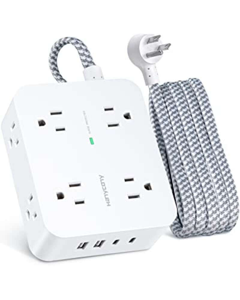 HANYCONY 6Ft Surge Protector Power Strip