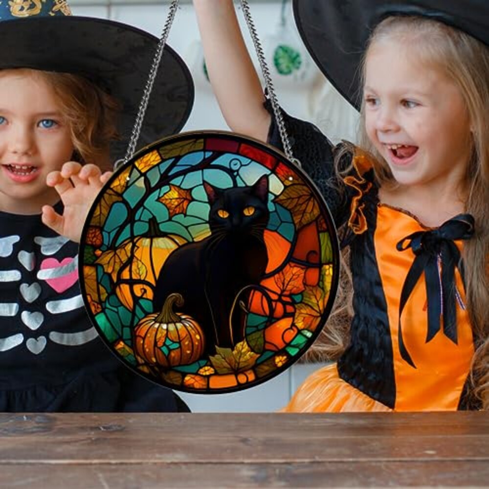 Halloween Decor Black Cat Hanging Decora