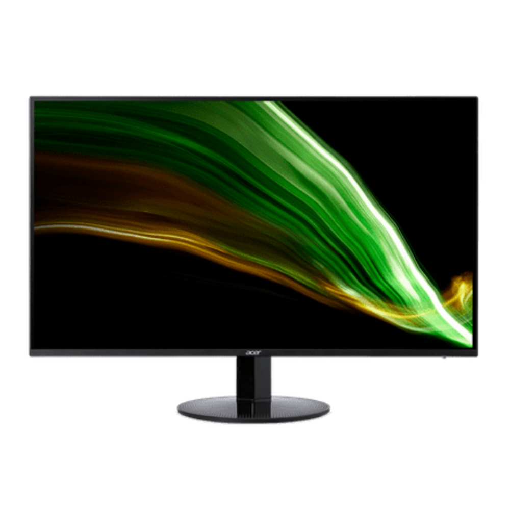 Acer 23.8” Full HD (1920 x 1080) IPS Professional Home Office Monitor, Adaptive-Sync Support, Up to 120Hz, 1ms (VRB), Black, SA243Y G0bi