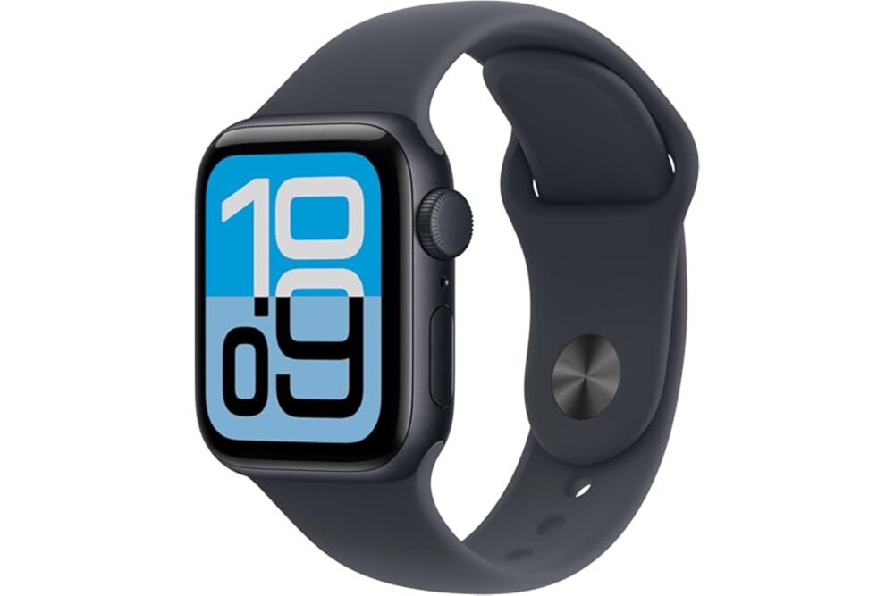 Apple Watch SE 3 [GPS 40mm] Smartwatch with Midnight Aluminum Case with Midnight Sport Band - S/M. Fitness and Sleep Trackers