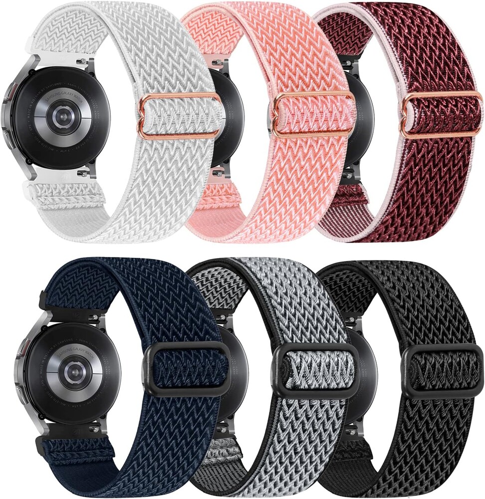 Samsung Galaxy Watch Band 20mm, Compatible with Active 2 (40mm/44mm), Galaxy Watch 3 (41mm), Gear S2 - For Women & Men