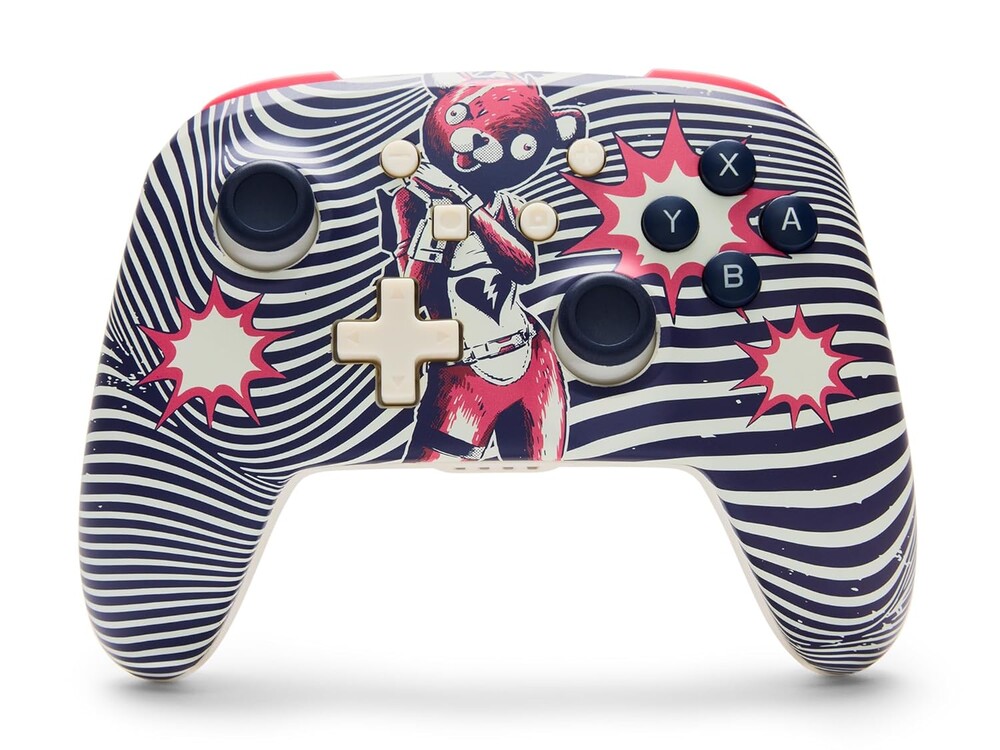 PowerA Wireless Controller for Nintendo Switch - Fortnite: Cuddle Team Leader, Switch Lite/Switch-OLED Model, Nintendo Switch 2, AA Battery Powered (Battery Included), Bluetooth, Motion Controls, Officially Licensed