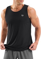 G Gradual Men's Workout Tank Tops Sleeveless Muscle Shirts Summer UPF 50+ Quick Dry Shirts for Men Athletic Running Gym