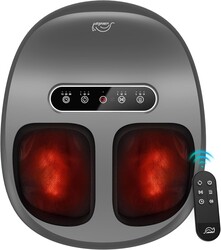 Snailax Foot Massager with Heat and Compression, Shiatsu Foot Massager for Neuropathy and Plantar Fasciitis, Deep Kneading, Rolling, Remote Control, Fits up to Size 14