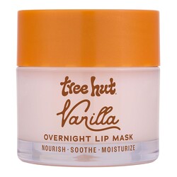 Tree Hut Vanilla Overnight Lip Mask, Deeply Hydrating Leave-On Treatment for Soft Lips, Self Care Essential, 6 oz