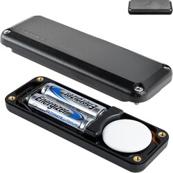 Elevation Lab AirTag (Gen 1 & 2) 10-Year Extended Battery Case - Uses AA Batteries - 14x More Capacity Than CR2032 TimeCapsule | Waterproof, CR 2032 Battery Replacement