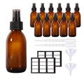 StellaCare Glass Spray Bottles,4oz Refillable Empty Bottle for Hair, Essential Oil,Plants, Cleaning Solutions,Small Fine Mist Spray(12pack)