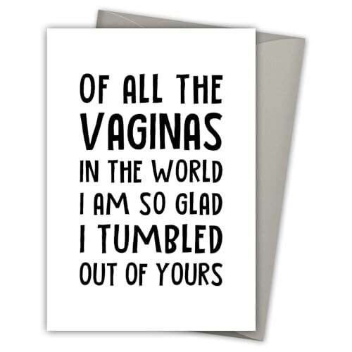 Mothers Day Gifts for Mom, Mothers Day Card, Mom Birthday Gifts for Moms Who Have Everything, Personalized Funny Hilarious Unique Gag Cool Mother's Day Gift Ideas from Daughter & Son