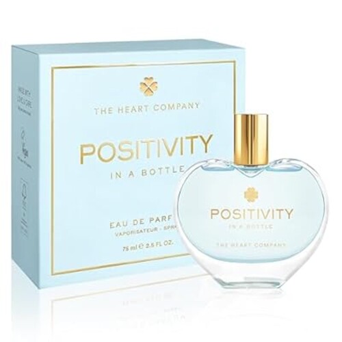 THE HEART COMPANY | Positivity in a bottle | Fresh Perfume for women | Vegan Gifts for women | Women's Eau de Parfum Spray 75ml - 2.5 fl oz.