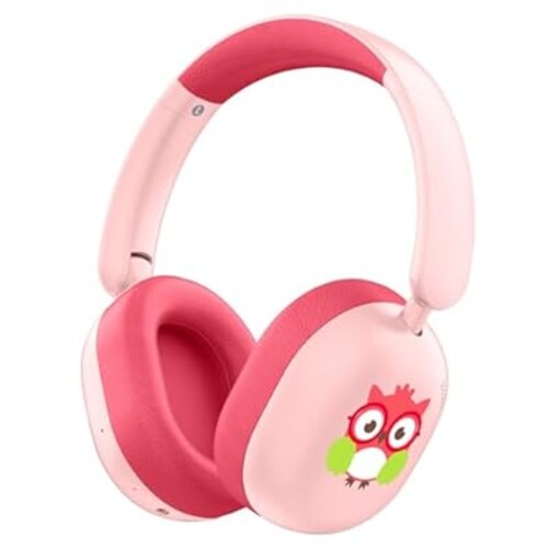 LOBKIN Kids Headphones Bluetooth 5.4,Over Ear Kids Headphones Wireless with Mic 35H Playtime AUX Cord 85dB Safe Volume Limited Foldable Design for Boys Girls Travel/School/iPad