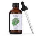 HBNO California Bottled Citronella Essential Oil 4 fl oz (120ml) - Natural Citronella Oil - Perfect for Cleaning, Aromatherapy, DIY, Soap & Diffuser -