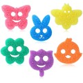 Pickmesh 6 Pcs Easter Cleaning Sponges Cute Spring Kitchen Dish Sponges Temperature Sensitive Non Scratch for Dish Pots Pans Dishwashing Irish Festival Party(Spring Style)