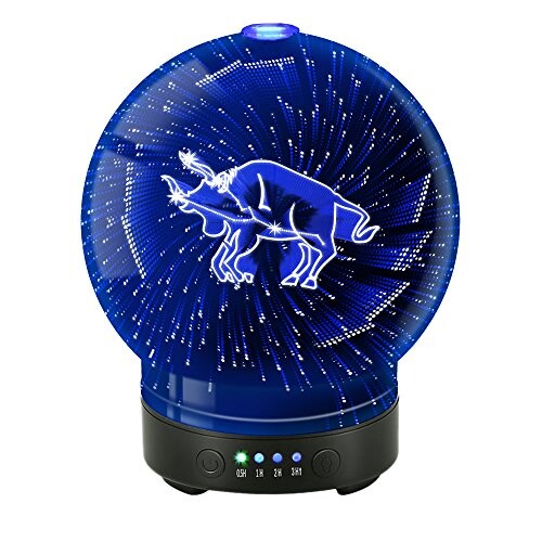 POLENNON Taurus Essential Oil Diffuser Electric Ultrasonic Cool Mist Humidifier with Star Atlas 7 Color Changing