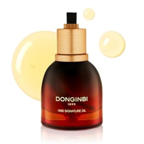 Donginbi 1899 Signature Oil - Skin Barrier Repair & Firming Face Oil for Women, Jojoba Seed Oil & Sweet Almond Oil for Sensitive Skin, Korean Red Ginseng Skin Care, 0.88 floz / 25ml