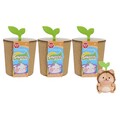 Sakuties Mini Collectible Stylized Plush Stuffed Animals, 3-pack Blind Collectible, Kids Toys for Ages 3 Up by Just Play