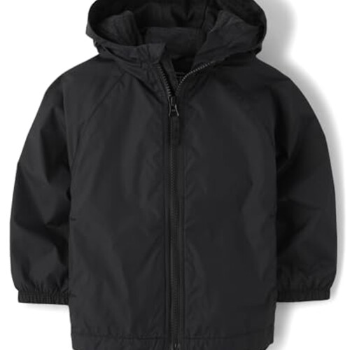 The Children's Place,Baby Boys, And Toddler Boys' Windbreaker Jacket,Onyx,5 Years