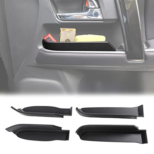 YOCTM For Toyota 4 runner Accessories Side Door Storage Tray Glove Organizer Fits 4-Runner 2010-2022 Door Pockets Storage Box Interior Parts