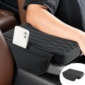 Trasylph Car Armrest Cover with Storage Pockets,2024 New Leather Car Armrest Box Pad,Waterproof Car Center Console Cover Pad,Car Armrest Storage Box for SUV/Truck/Vehicle