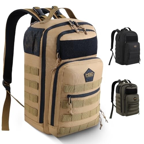 HighSpeedDaddy - Baby Diaper Backpack, Military-Grade, Waterproof Baby Travel Bag for Dads & Moms, Compact, Lightweight Design with Stroller Straps, & Tablet Sleeve - 21L capacity, Brown