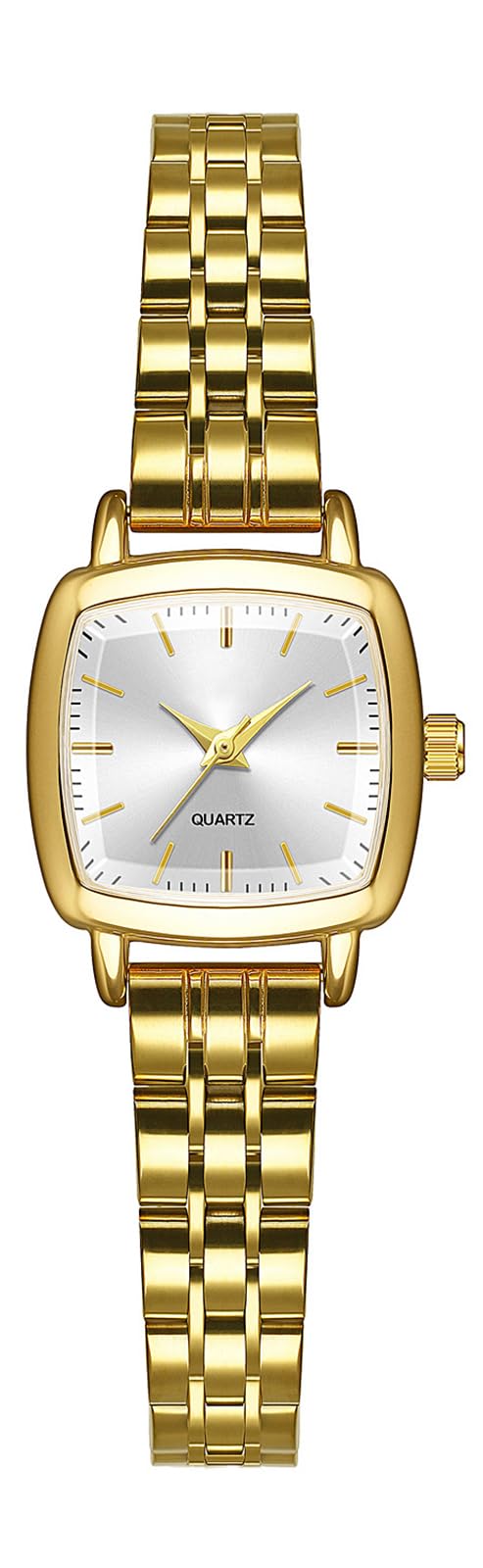 BESTKANG Luxury Retro Women's Watch - Stainless Steel Bracelet,Waterproof Fashion Dainty Gold Watches for Women,Includes Bracelet Adjustment Tool