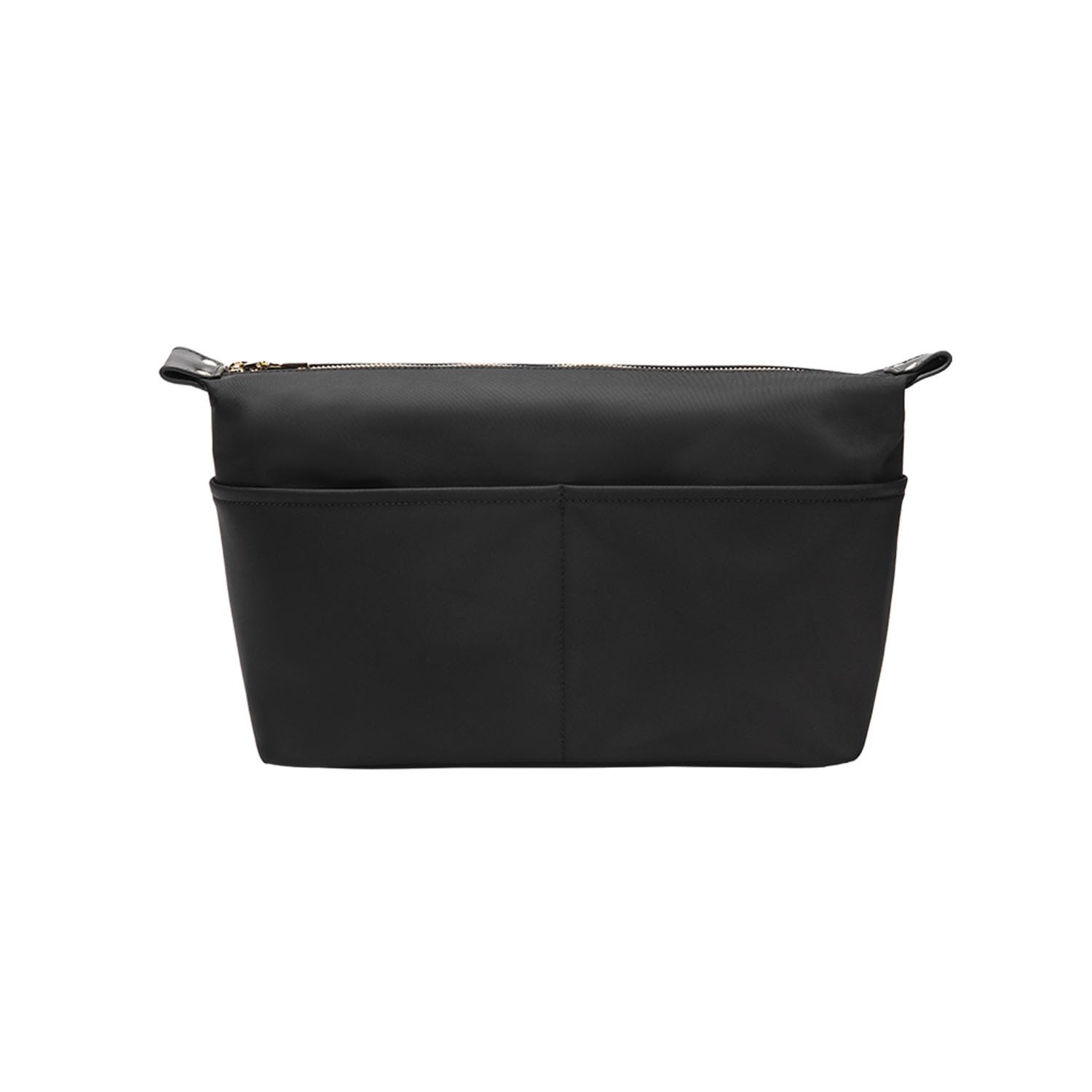 YONBEN Insert Storage Bag Set Three Size Purse Organizer Cosmetic Bags with Compartments Makeup Travel Bags for Women Nylon (Large-nylon)