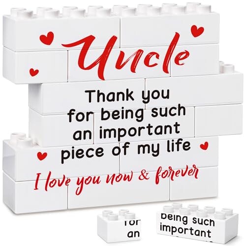 Uncle Plaque Fathers Day Birthday Gifts for Uncle from Niece Nephew, Best Uncle Gifts, Great Uncle Gifts, New Uncle Gifts, Thank You Uncle Gifts, I Love You Uncle Desk Decorations Signs