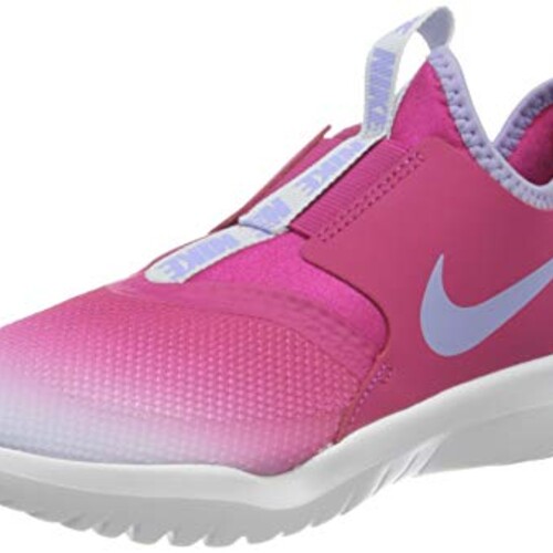 Nike Flex Runner (Little Kid) Fireberry/Purple Pulse/Football Grey 3 Little Kid M