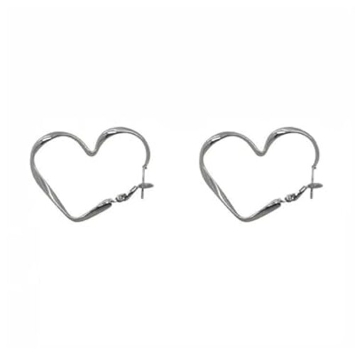 Hoop Earring Sterling Silver 40mm Plated Gold/Silver Trendy Earrings for Women 2024 Lightweight Hypoallergenic Earrings