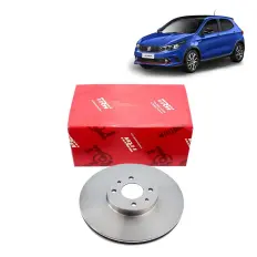  Disco de Freio Dianteiro Lado Esquerdo e Direito Fiat Palio 