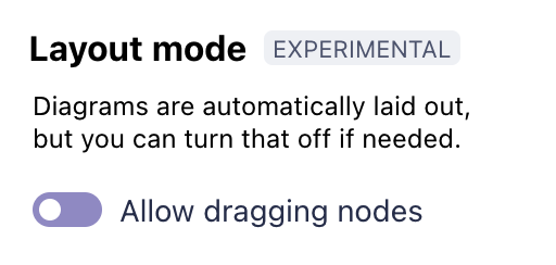 Setting to toggle the ability to reposition nodes in Review Maps