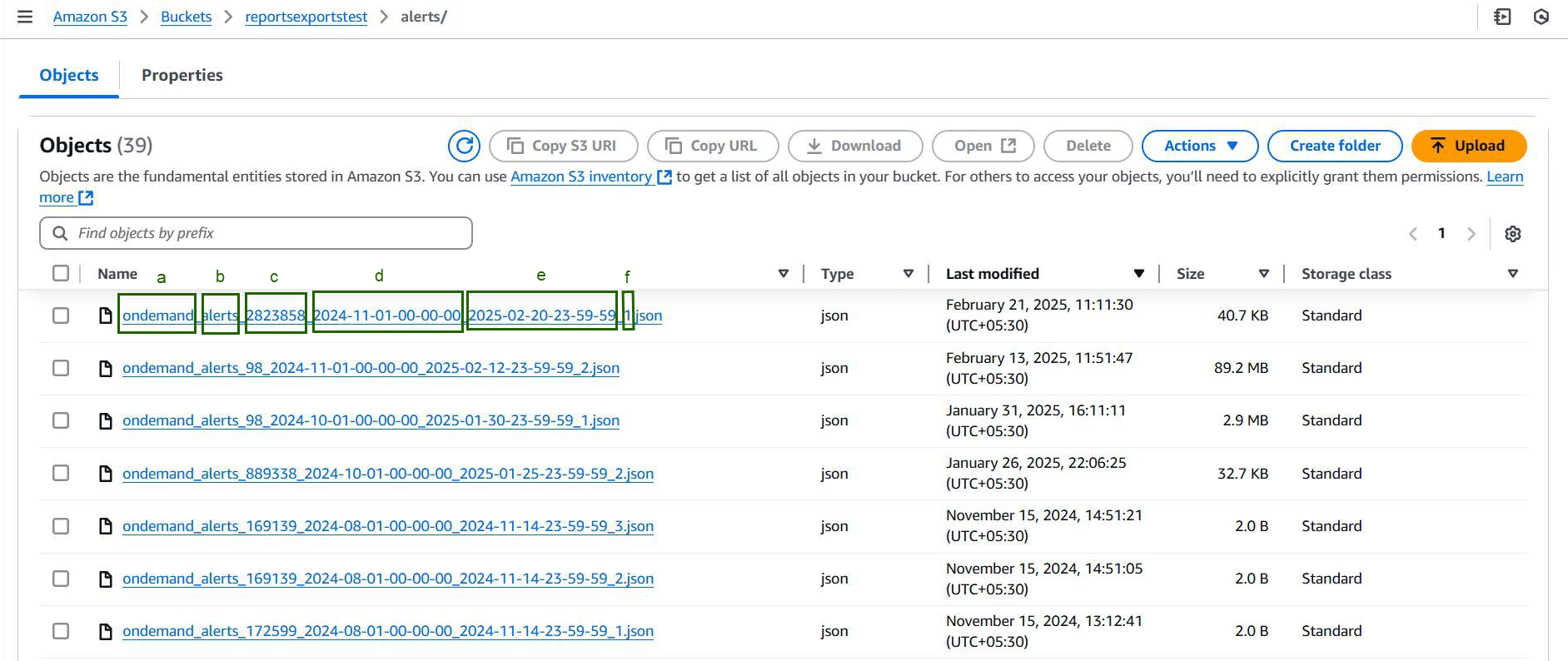 export file encoding