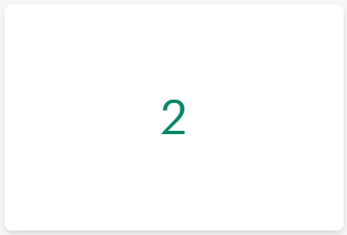 Single Value Dashboard View