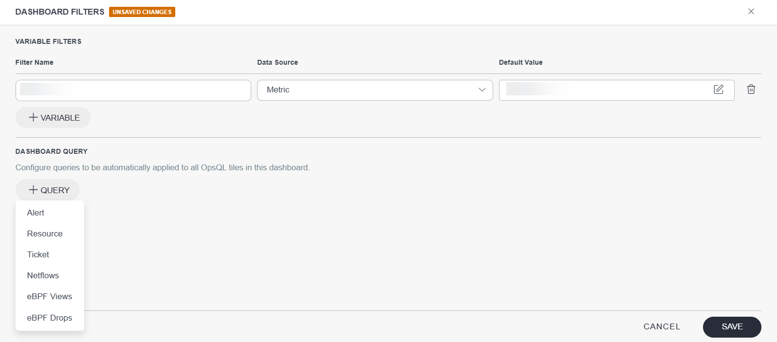 Build a query for nested filter