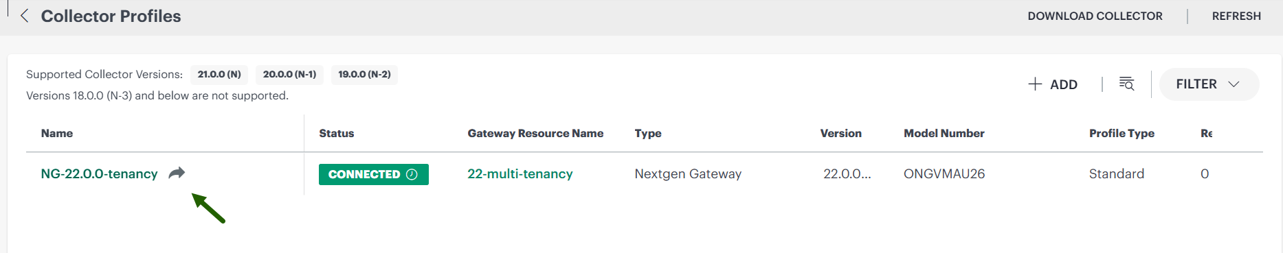 Profile is marked as Primary