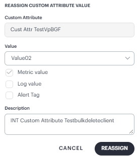Reassign value