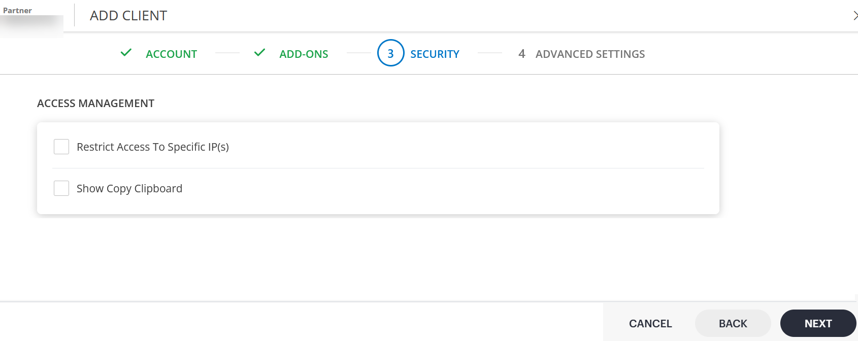 Security screen