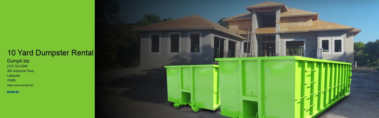 10 Yard Dumpster Rental