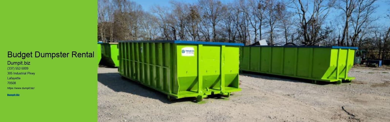 Budget Dumpster Rental